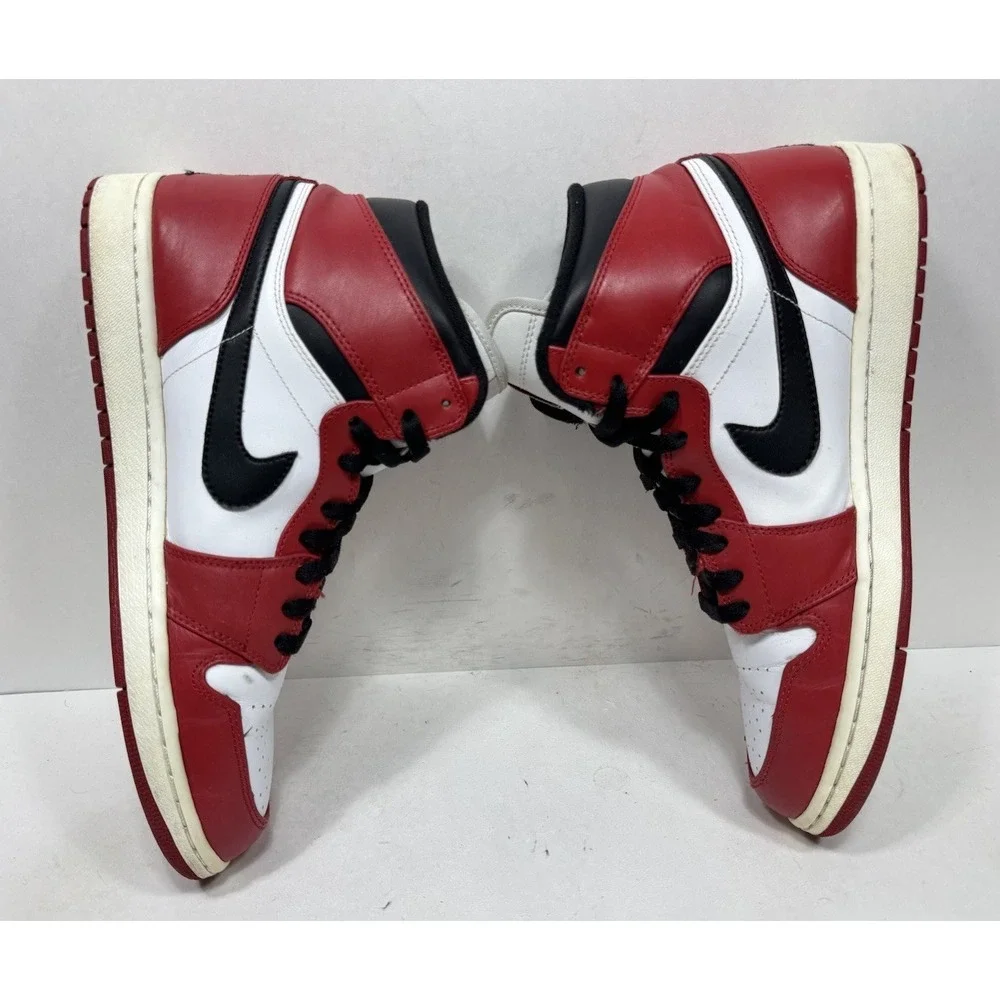 Nike Air Jordan 1 Retro High Chicago 2013 332550-163 Men's Size 11 Shoes Red